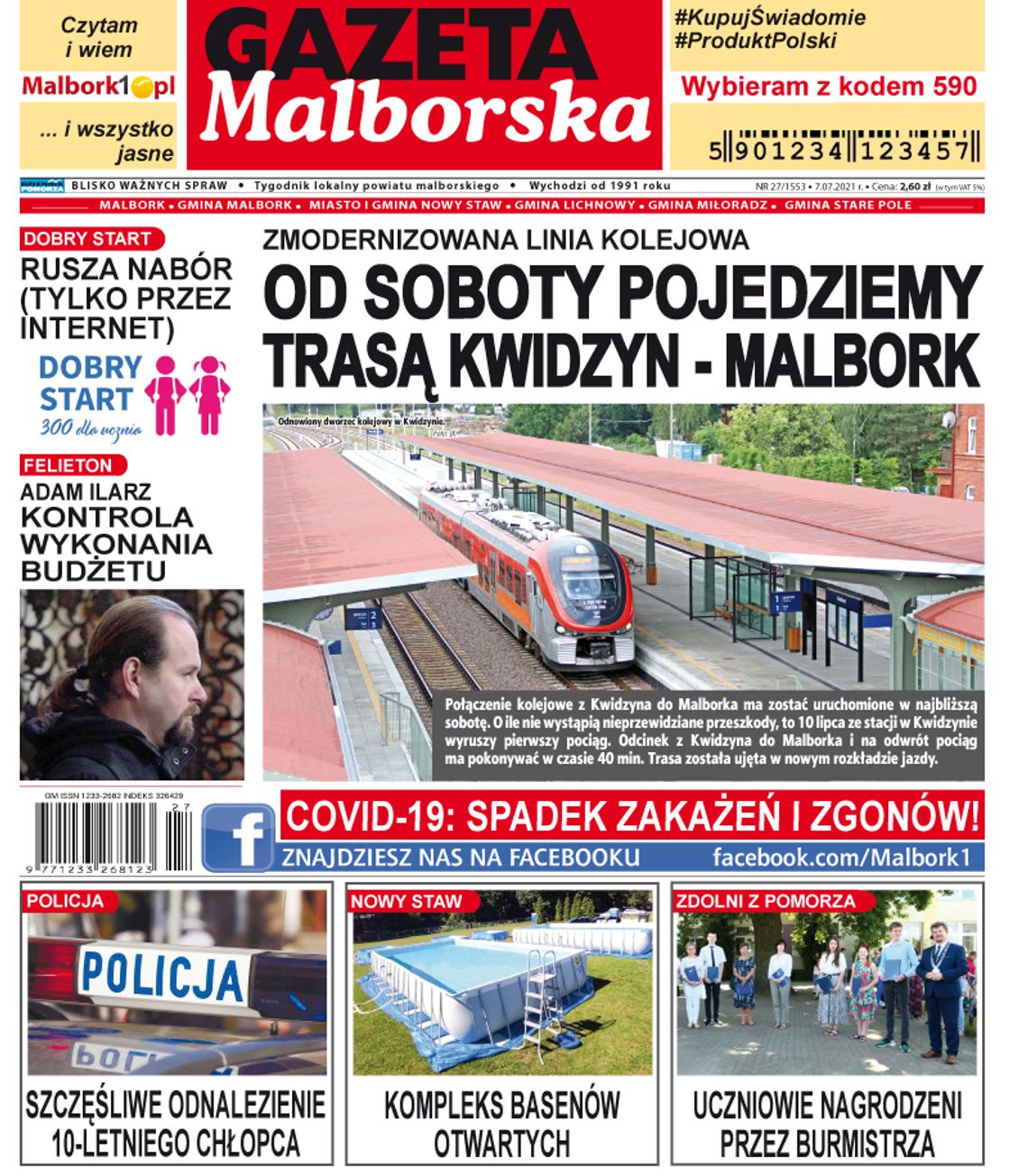 Najnowszy numer Gazety Malborskiej już w sprzedaży. Świeże informacje z Malborka i gmin naszego powiatu już w Twoim kiosku. Co w środku?