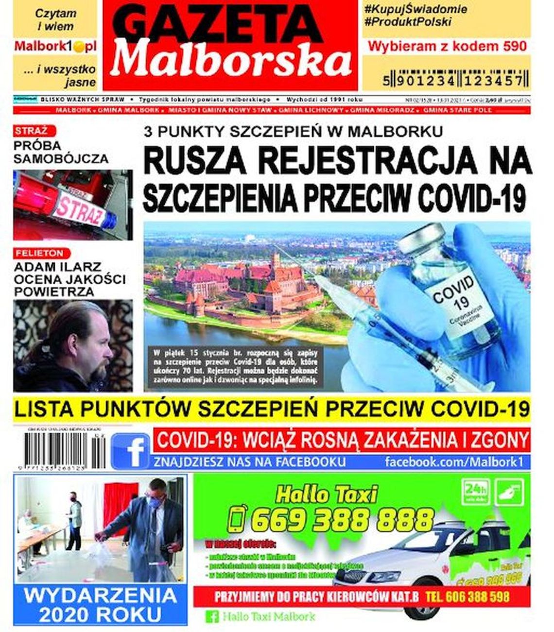 Najnowszy numer Gazety Malborskiej już w sprzedaży. Świeże informacje z Malborka i okolic naszego powiatu w Twoim kiosku. Co w środku?