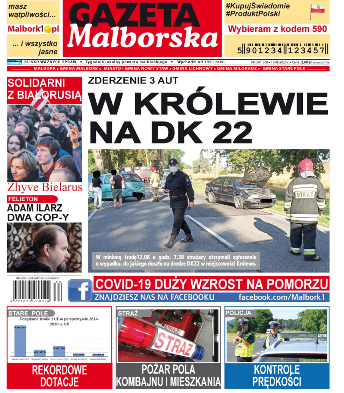 Najświeższe wiadomości z Malborka i okolic!!! Nowy numer Gazety Malborskiej już sprzedaży!!! A w nim…
