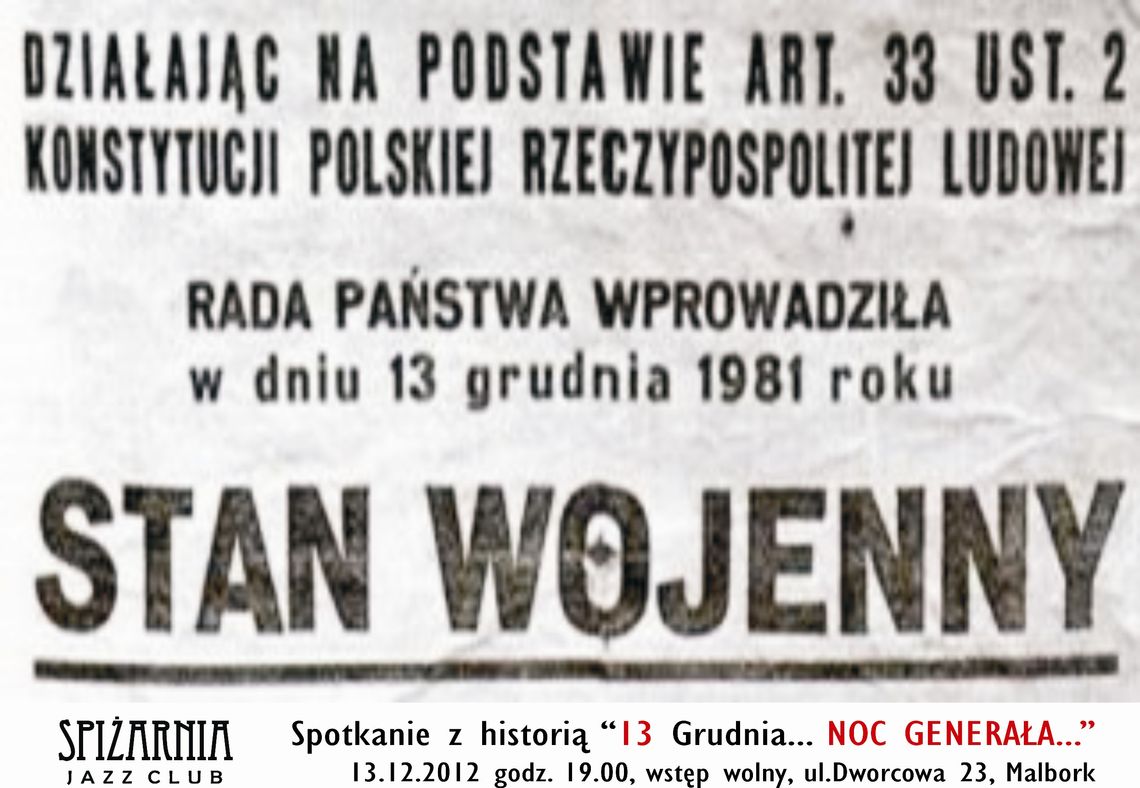 Noc generała w „Spiżarni” Noc generała w „Spiżarni”