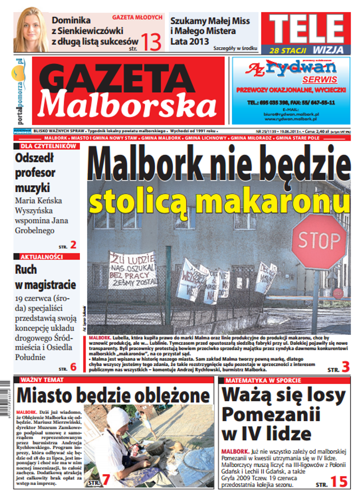 Nowa Gazeta Malborska już czeka