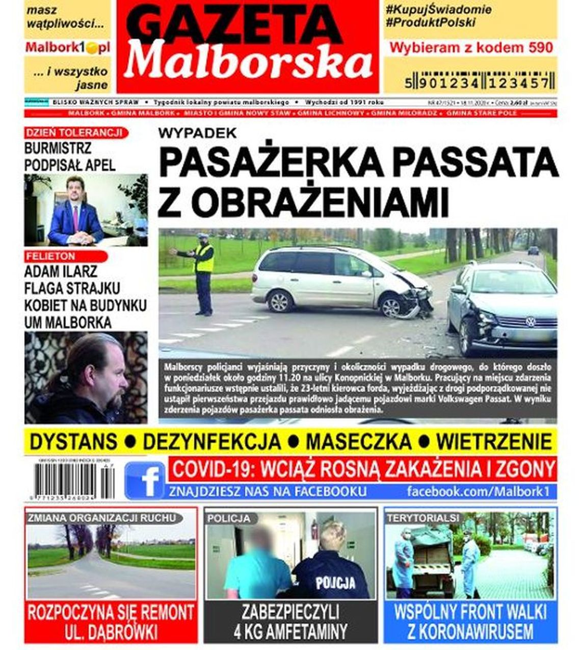 Nowy numer Gazety Malborskiej już w sprzedaży. Najświeższe informacje z Malborka oraz gmin naszego powiatu dostępne w Twoim kiosku. Co w środku?