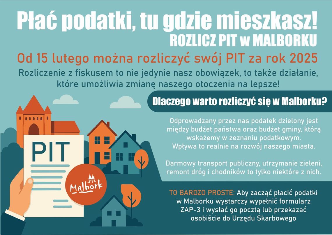 Płać podatki, tu gdzie mieszkasz! Płać podatki, tu gdzie mieszkasz!