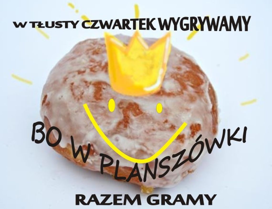 Planszówki na tłusty czwartek