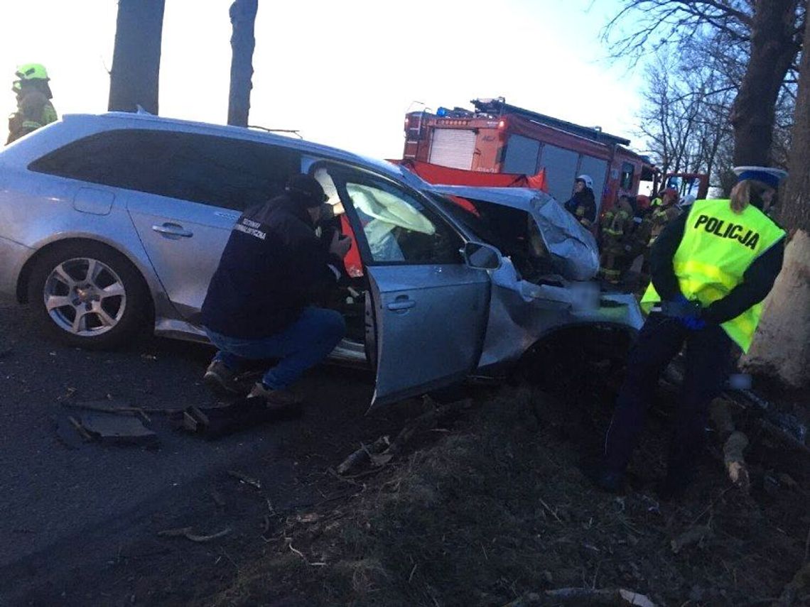 Pod Szymankowem zginął 36-letni kierowca Audi