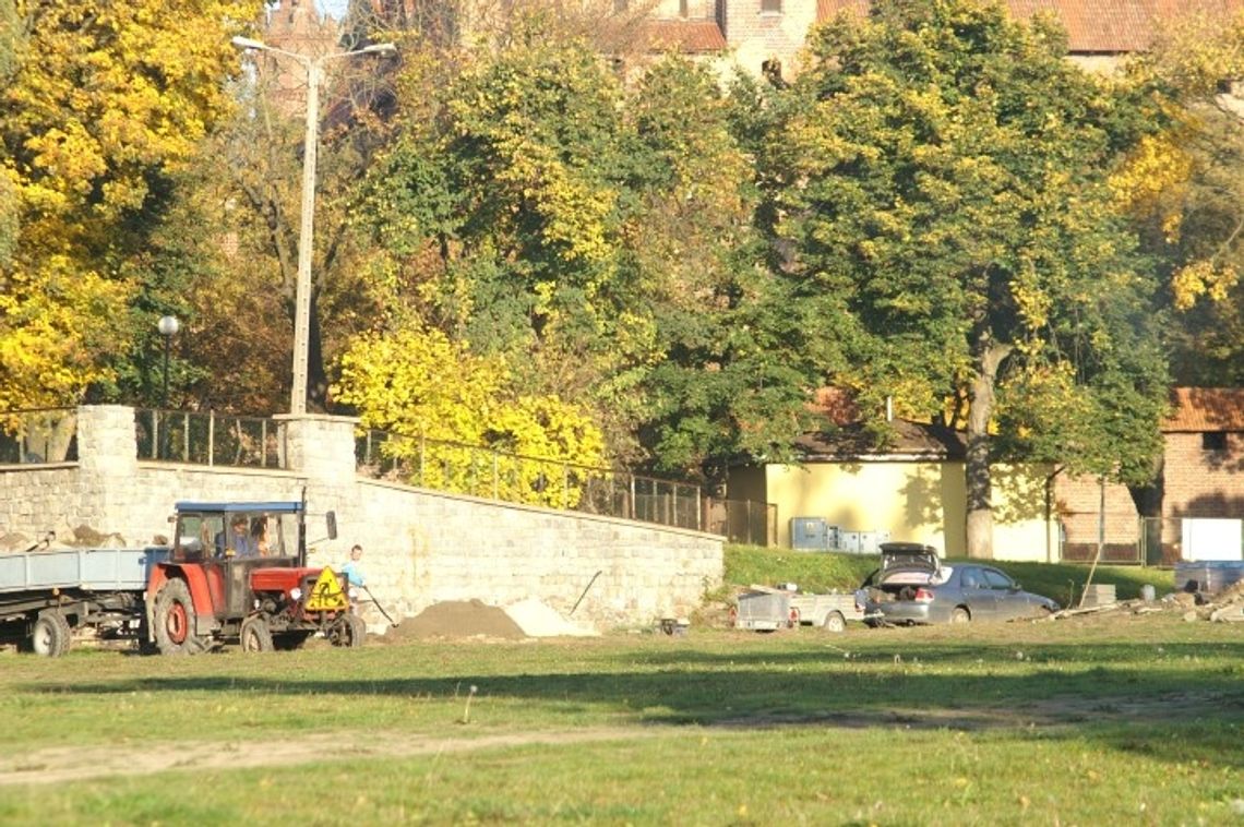 Porządkowanie terenu przy ul. Piastowskiej