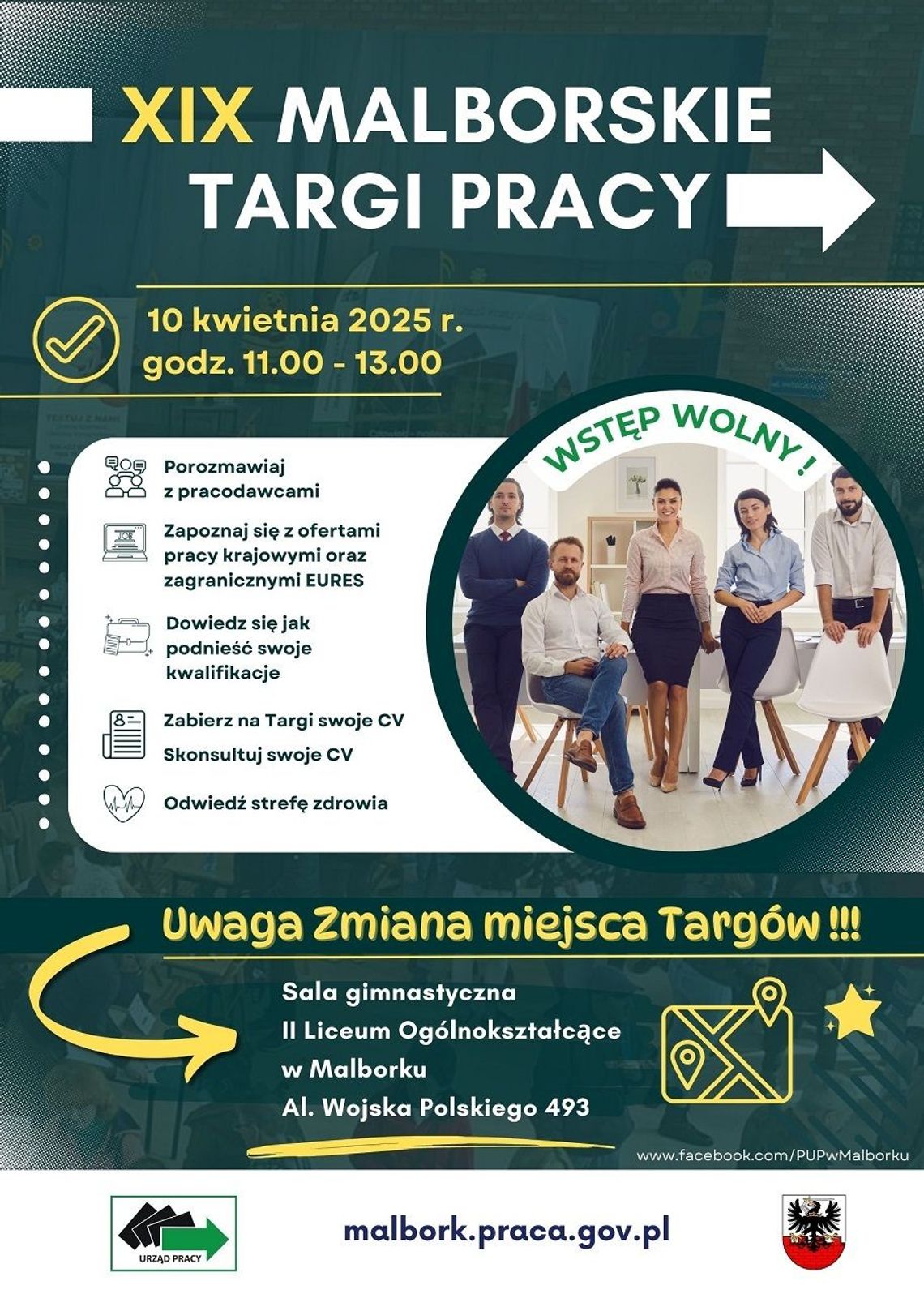 Powiatowy Urząd Pracy zaprasza na Malborskie Targi Pracy