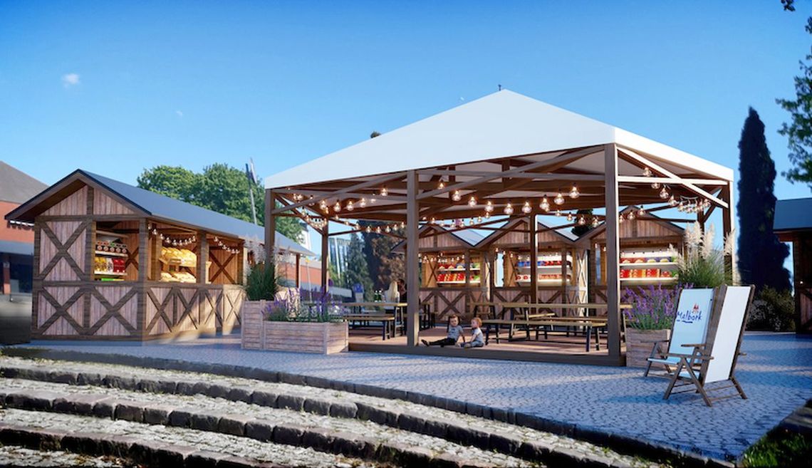 Powstaje nowa przestrzeń miejska i centrum spotkań przy ul. Piastowskiej Powstaje nowa przestrzeń miejska i centrum spotkań przy ul. Piastowskiej