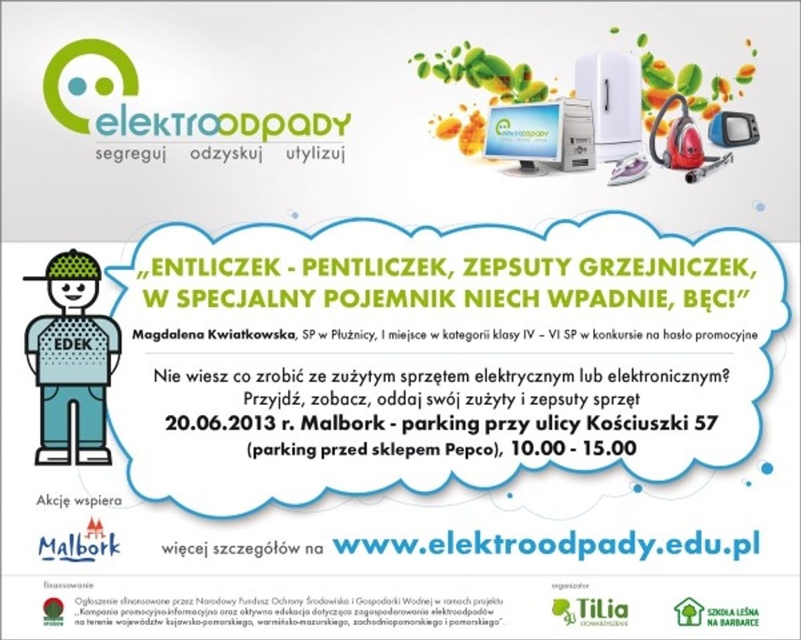 Przyjdź i oddaj elektroodpady