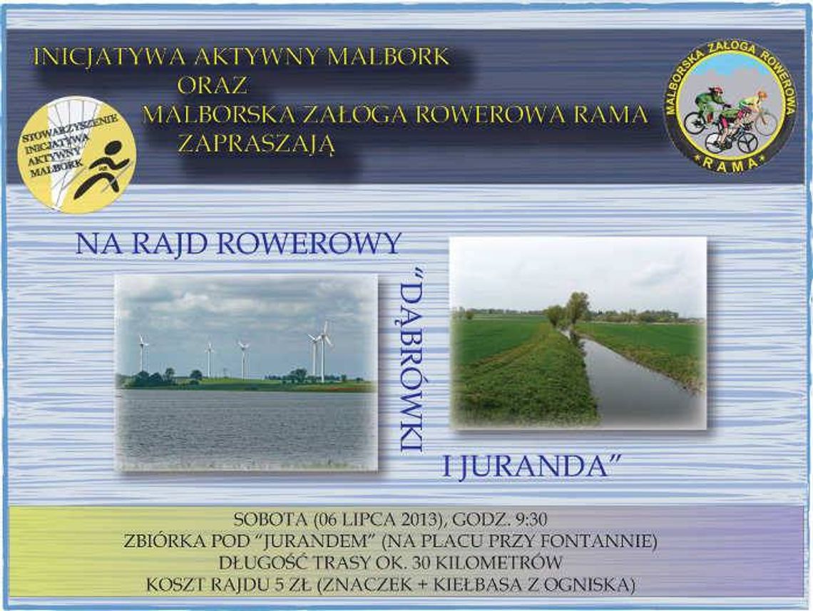 Rajd Rowerowy &quot;Dąbrówki i Juranda&quot;