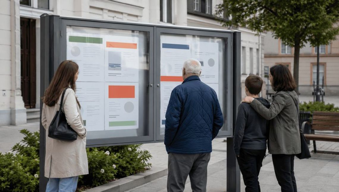 Rola gablot informacyjnych w przestrzeni miejskiej