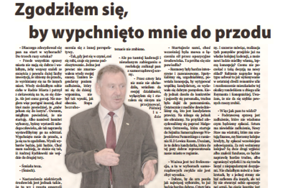 Rozmowa z Janem Wilkiem