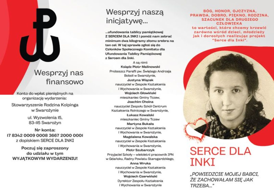 Serce dla „Inki” w Swarożynie Serce dla „Inki” w Swarożynie