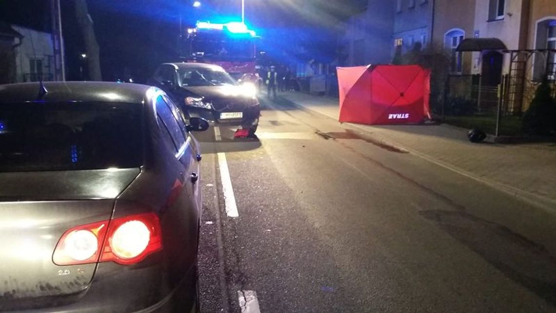 Śmiertelny wypadek motocyklisty na ulicy 500-lecia 