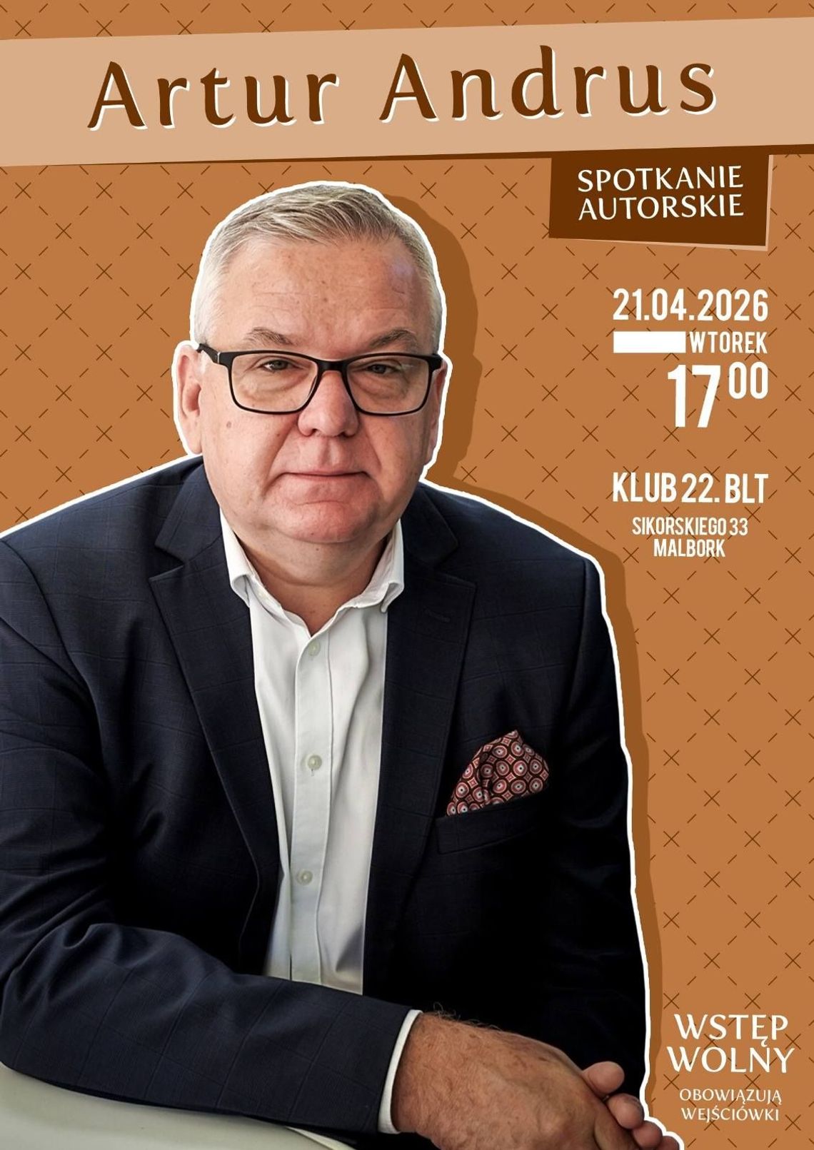 Spotkanie autorskie z Arturem Andrusem Spotkanie autorskie z Arturem Andrusem