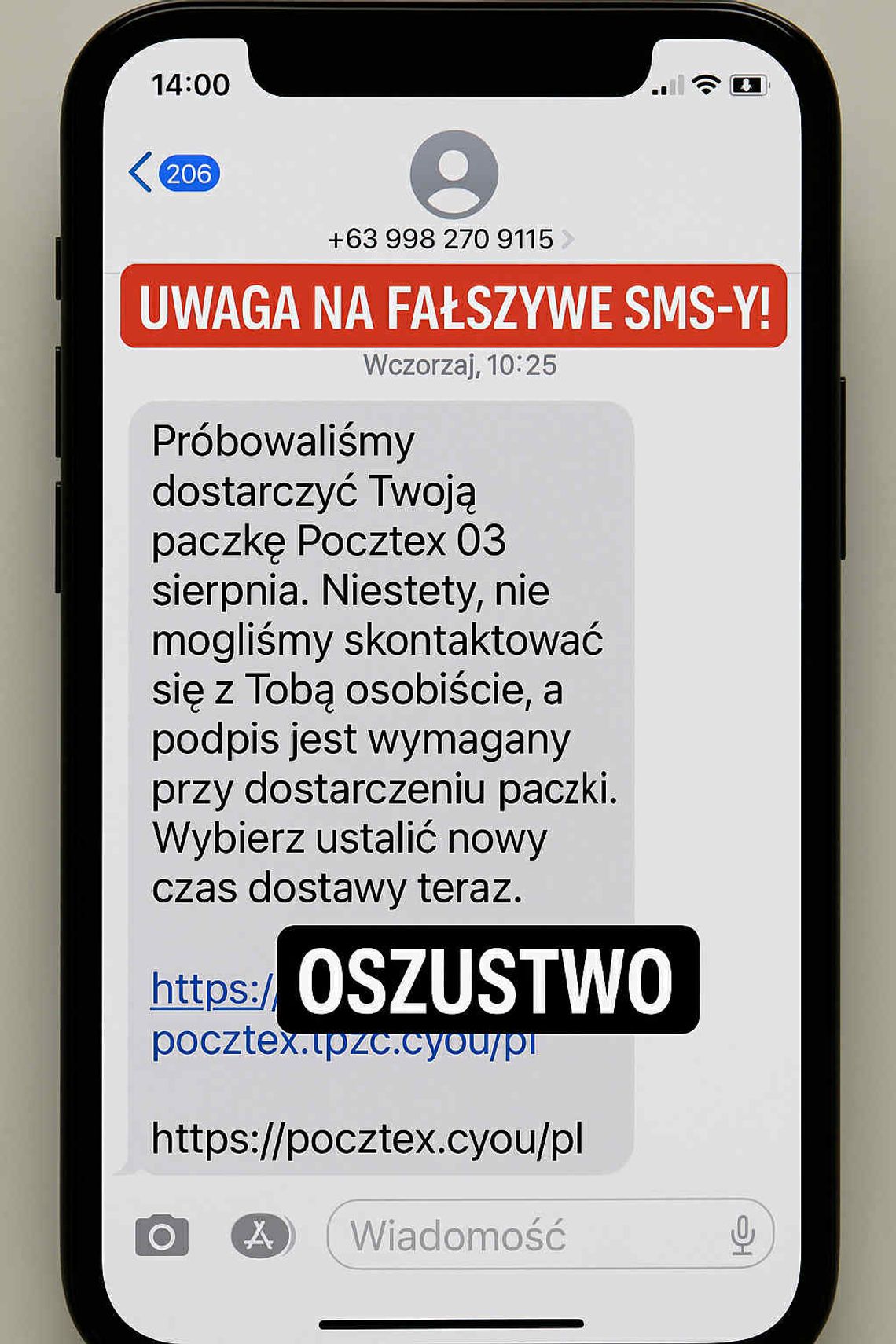 Uwaga na fałszywe SMS-y! Podszywają się pod Pocztę i kradną dane oraz pieniądze Uwaga na fałszywe SMS-y! Podszywają się pod Pocztę i kradną dane oraz pieniądze