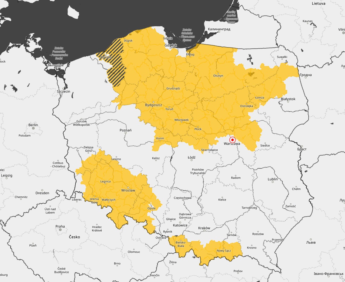Uwaga na silne mrozy. Temperatura może spaść do –17°C Uwaga na silne mrozy. Temperatura może spaść do –17°C