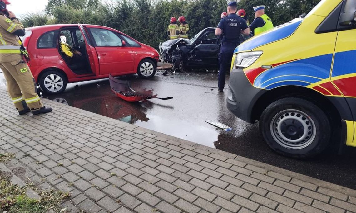 UWAGA! Wypadek na drodze ze Sztumu na Postolin UWAGA! Wypadek na drodze ze Sztumu na Postolin