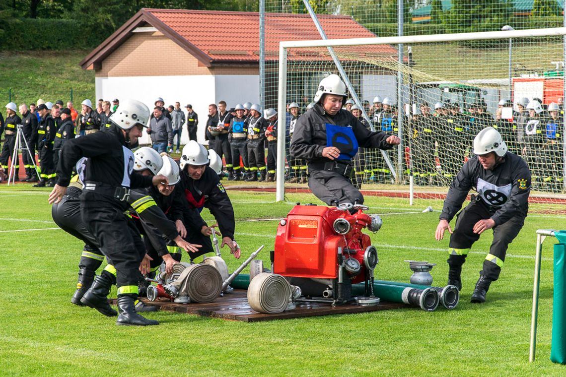 Wojewódzkie Zawody Sportowo-Pożarnicze OSP w Gniewinie z udziałem jednostki ze Stogów