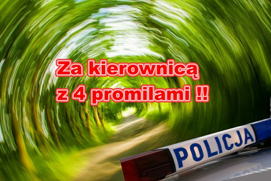 Wsiadł za kierownicę z 4 promilami. Świadek zadzwonił...  Być może uniknięto tragedii