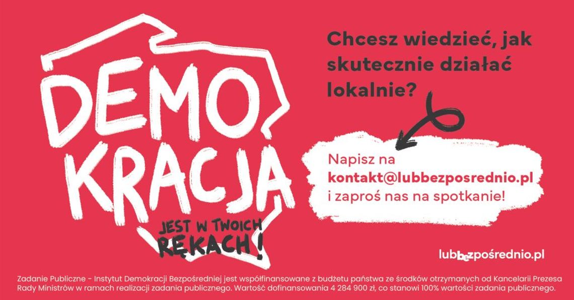 Wybory coraz bliżej, ale mieszkańcy mogą zmieniać swoją małą ojczyznę na co dzień