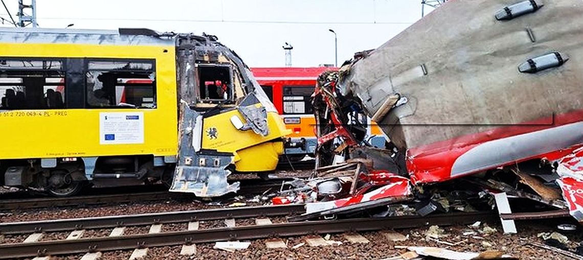 Wypadek kolejowy w Gdyni. Jednym z pojazdów był pociąg relacji Malbork – Gdynia !!