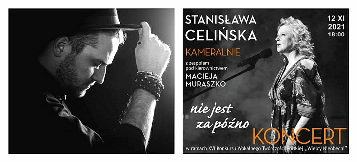 XVI Konkurs Wokalny Twórczości Polskiej „WIELCY NIEOBECNI”. Wystąpią Stanisława Celińska i Tadeusz Seibert