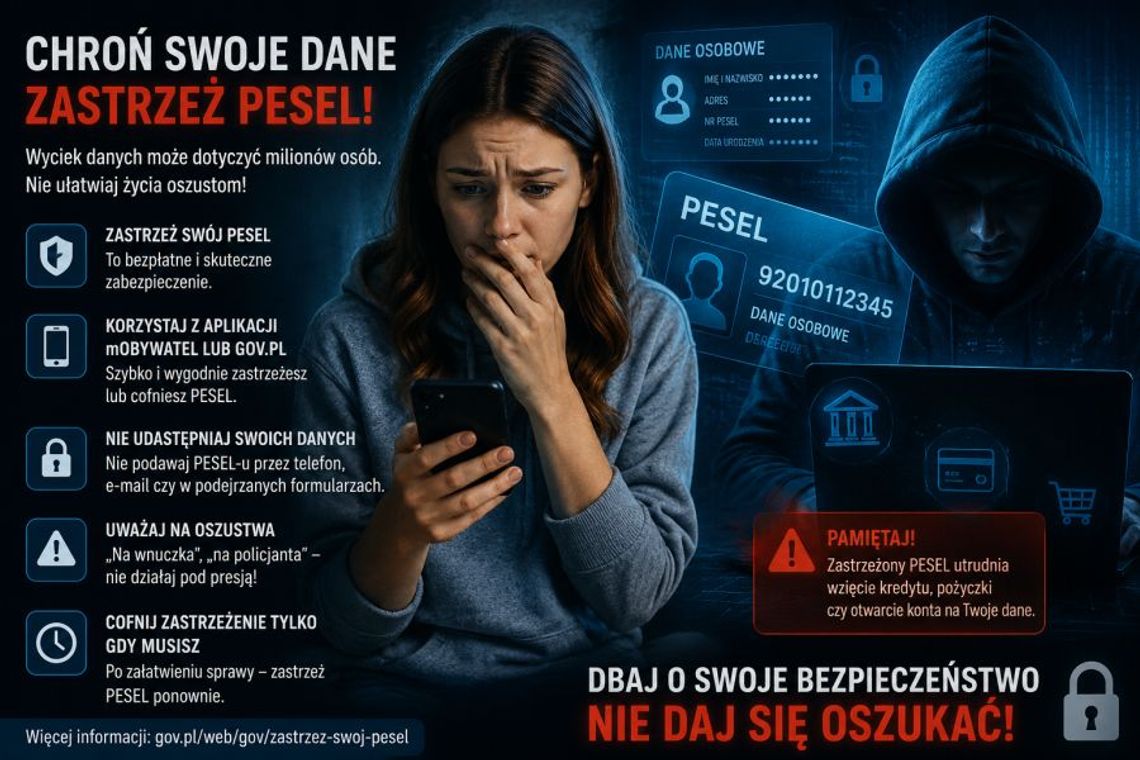 Zastrzeż PESEL i ogranicz ryzyko wykorzystania danych