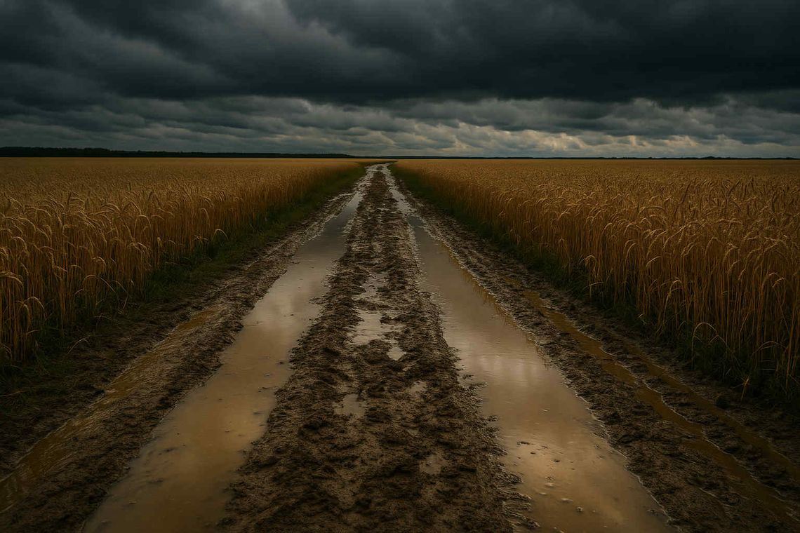 Żniwa opóźnione przez deszcze