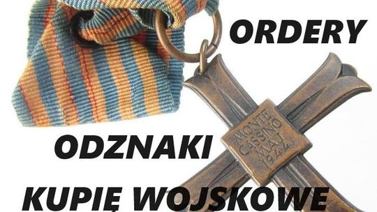 Kupię medale,ordery,odznaki,odznaczenia,militaria wojskowe