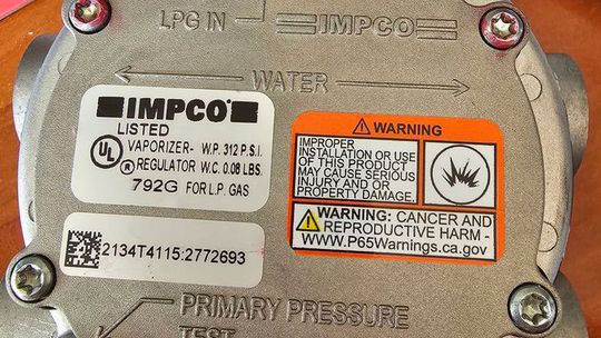 Parownik reduktor gazu LPG Linde oryginał części zamienne wózki widłowe Parownik reduktor gazu LPG Linde oryginał części zamienne wózki widłowe