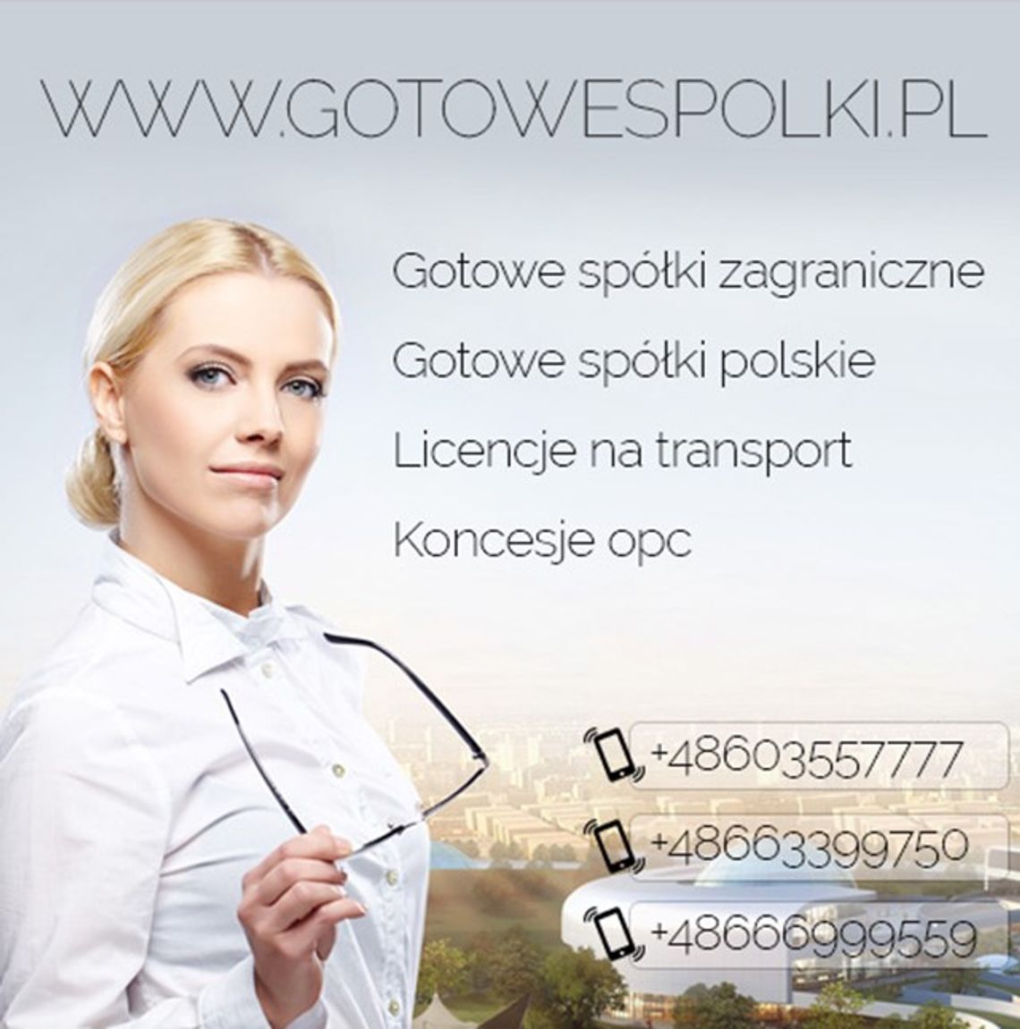 GOTOWE SPÓŁKI Z LICENCJĄ NA TRANSPORT MIĘDZYNARODOWY, SPEDYCJĘ. WIRTUALNE BIURO. KSIĘGOWOŚĆ 603557777