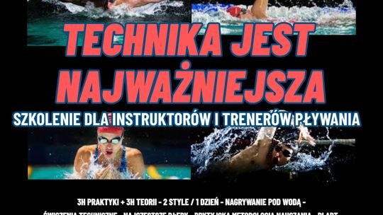Szkolenie dla trenerów pływania w Malborku. Nauka techniki czterech stylów