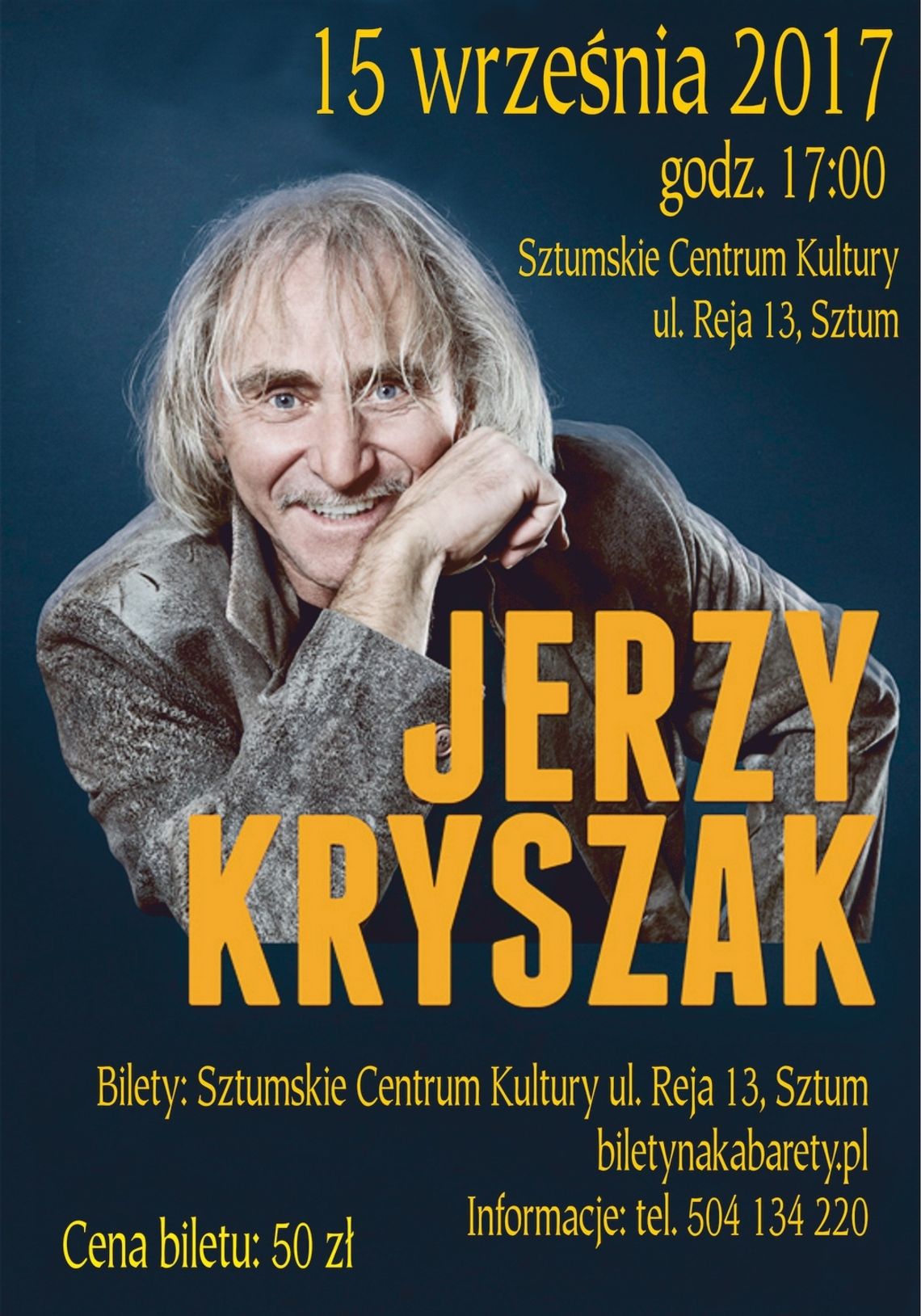Jerzy Kryszak w Sztumie.