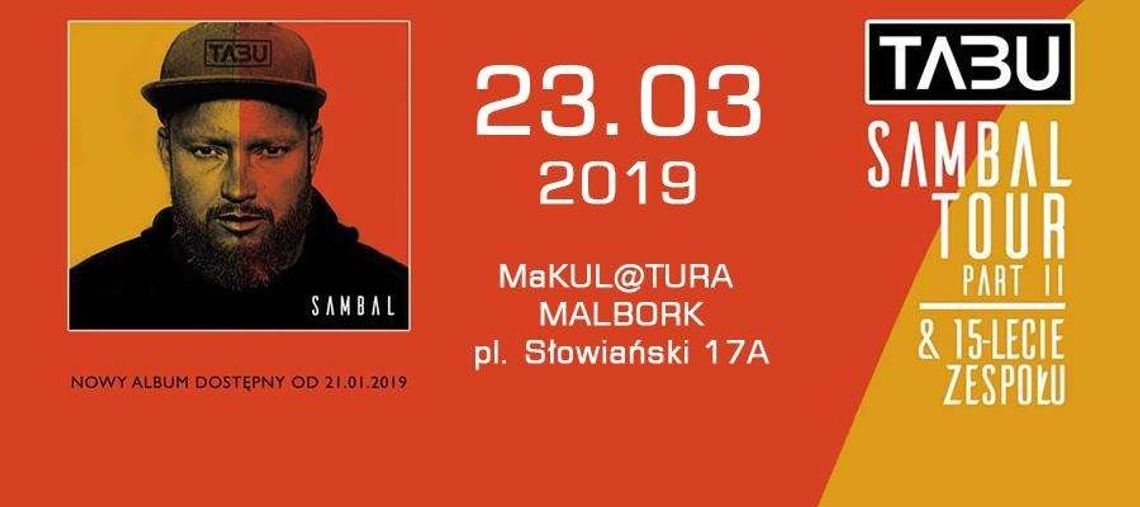 MaKUL@TURA zaprasza na koncert zespołu TABU.