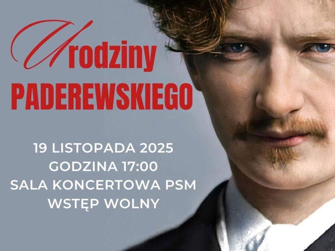 Malborska szkoła muzyczna zaprasza na koncert w hołdzie I. J. Paderewskiemu