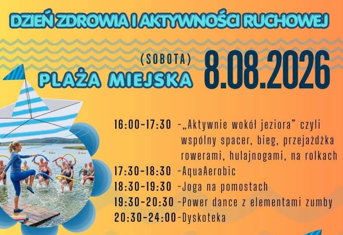 SZTUM ZAPRASZA na Dzień zdrowia i aktywności sportowej na plaży miejskiej SZTUM ZAPRASZA na Dzień zdrowia i aktywności sportowej na plaży miejskiej